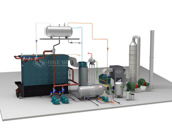 9MW燃煤臥式導熱油鍋爐