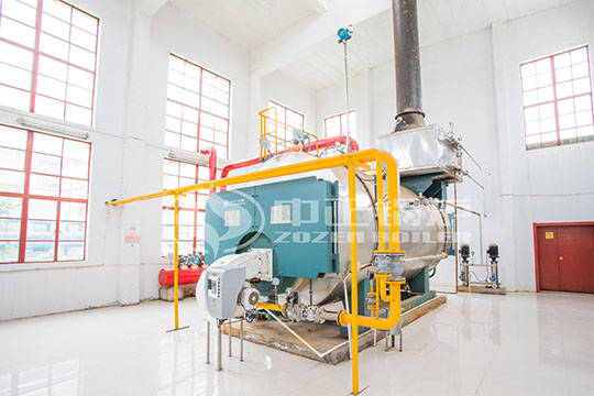 吉林省德惠市6噸二回程燃氣蒸汽鍋爐項目