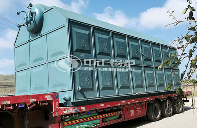 寧夏西吉縣20噸環保型鏈條爐排水管蒸汽鍋爐項目